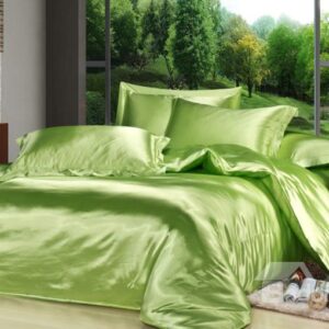 Comfortable Fresh Green 4-Piece Duvet Cover Sets