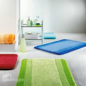 New Arrival Fancy Simple Style Bathroom Mat