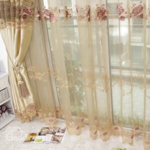 Hot Selling Elegant Low Price Lace Embroidery Sheer