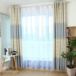 New Arrival Pretty Elegant Concise Pattern Custom Sheer Curtain