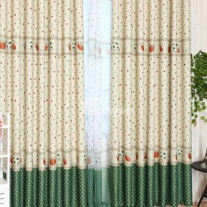 Modern Decoration Little Stars Interspersed Grommet Top Custom Curtain