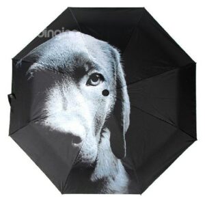 New Style Amazing 3D Three-Dimensional Dog Pattern Sun Protection Umbrella