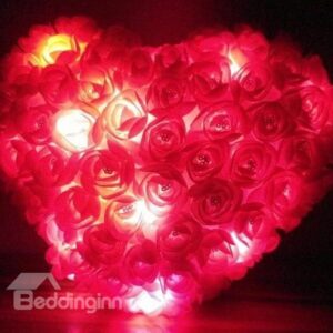 New Style Romantic Chemical Fiber Cloth Colorful Luminous Pillow