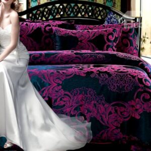 Noble Beautiful Flower Pattern 4-Piece Duvet Cover Sets