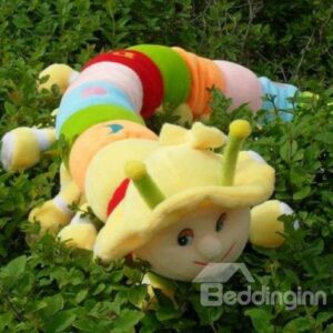 Quality Colorful Cute Carpenterworm Shape Pillow