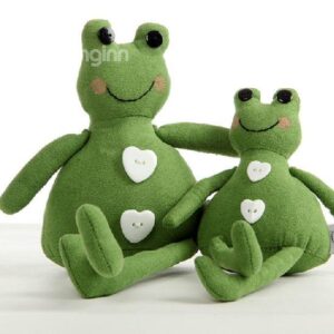 Adorable Lilike Frog Shape Plush Green Pillow