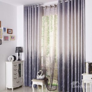 Top Quality Modern Eternal Tree Gray Custom Curtain