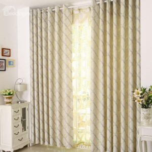 High Quality Stylish Grommet Top Two-piece Custom Curtain