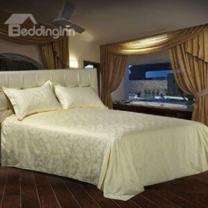 Amazing Floral Pattern Elegant Jacquard Print Full Cotton Sheet