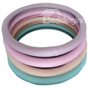Super Cute Bright Color Short Plush Car Steering Wheel Cover