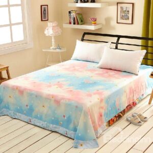 Gorgeous Vibrant Mole World Print Full Cotton Sheet