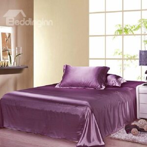 Deluxe Amazing Solid Color Silk Sheet