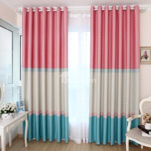 New Style Wonderful Cinderella Shading Grommet Top Two Piece Custom Curtain