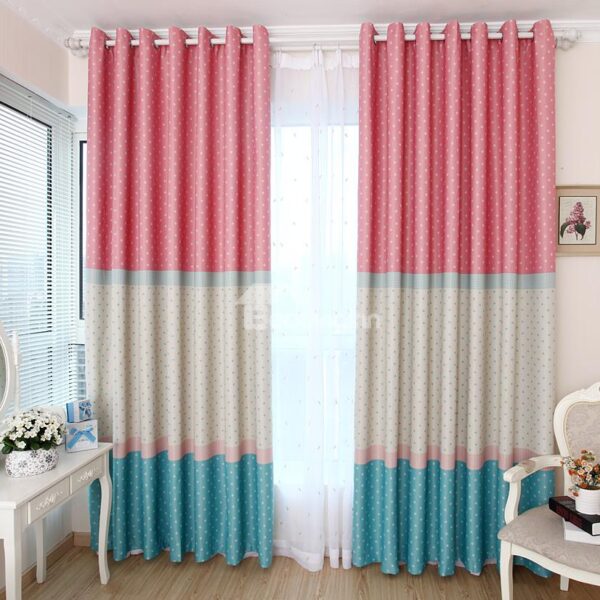 New Style Wonderful Cinderella Shading Grommet Top Two Piece Custom Curtain