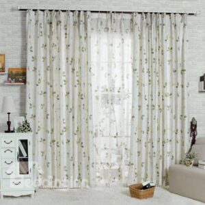 Best Selling Wonderful Four-Leaf Clover Double Pinch Pleat Curtain
