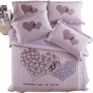 Tomorrow Will Be Better Print 4-Piece Princess Duvet Cover Sets