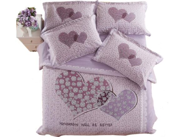Tomorrow Will Be Better Print 4-Piece Princess Duvet Cover Sets