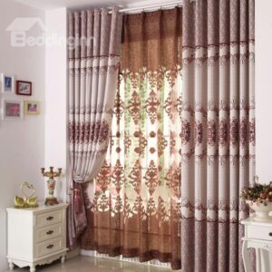 New Style Wonderful Roman Style Grommet Top Custom Sheer Curtain