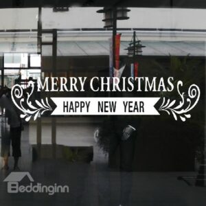 New Style Banner Design Christmas Gift Wall Stickers