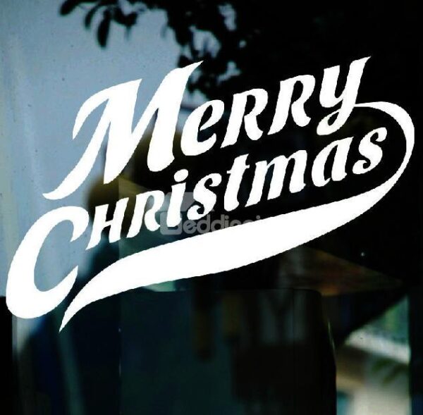 New Style Pretty Unique Christmas Gift Wall Stickers