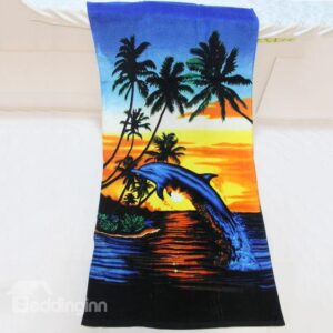 New Style Unique Coco Dolphin Design Bath Towel