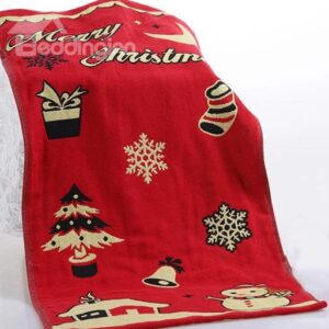 High Quality Merry Christmas Pattern Christmas Gift Towel