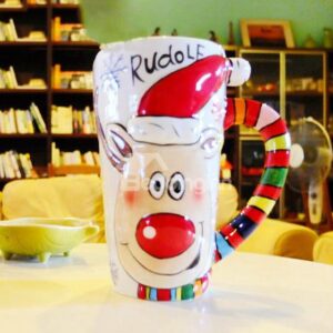 New Style Fabulous Creative Elk Pattern Christmas Gift Mug