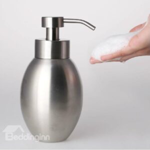 High Quality Unique Concise Cylinder Stainless Steel Lotion Bottle