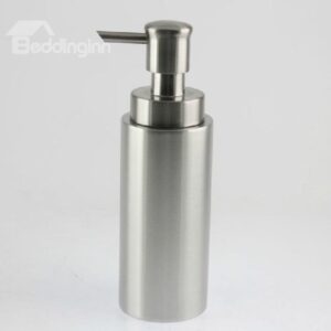New Arrival Unique Concise Cylinder Stainless Steel Lotion Bottle