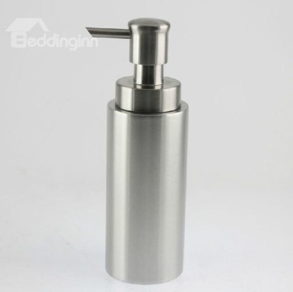 New Arrival Unique Concise Cylinder Stainless Steel Lotion Bottle