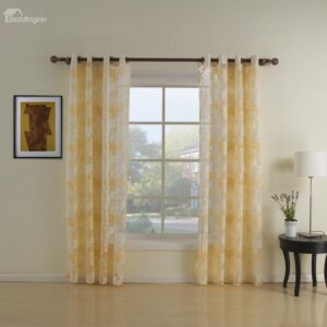 Best Quality Fantastic Floral Custome Sheer Curtain