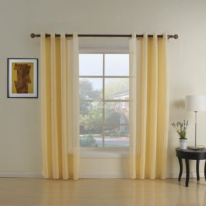 Simple Home Fashion Grommet Top Custom Curtain