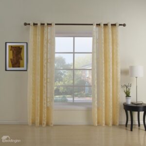 Modern Simple Fantatic Polyester Custom Sheer Curtain