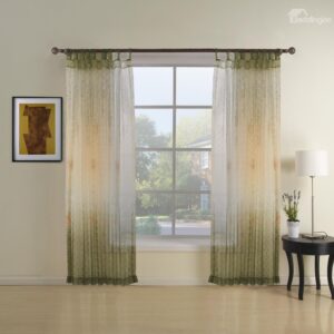 Best Selling Amazing Two Pieces Custom Sheer Curtain