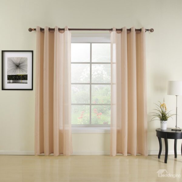 New Classic Wonderful Grommet Top Sheer Custom Curtain