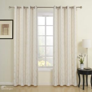 Fantastic Modern Beautiful Polyester Two Pieces Custom Curtain