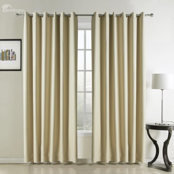 Best Selling Beautiful Bright Yellow Custom Curtain