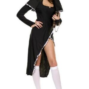 Hot Selling Sexy Fashion Nun Pattern Costume