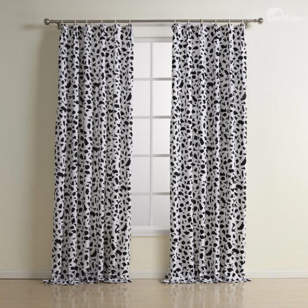 New Style Wonderful Double Pinch Pleat Cotton Custom Curtain