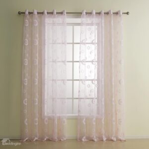 Fantastic Pretty Lovely Pink Custom Sheer Curtain