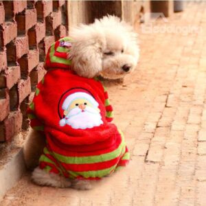 Lovely Santa Claus Pattern Christmas Gift Dog Clothing