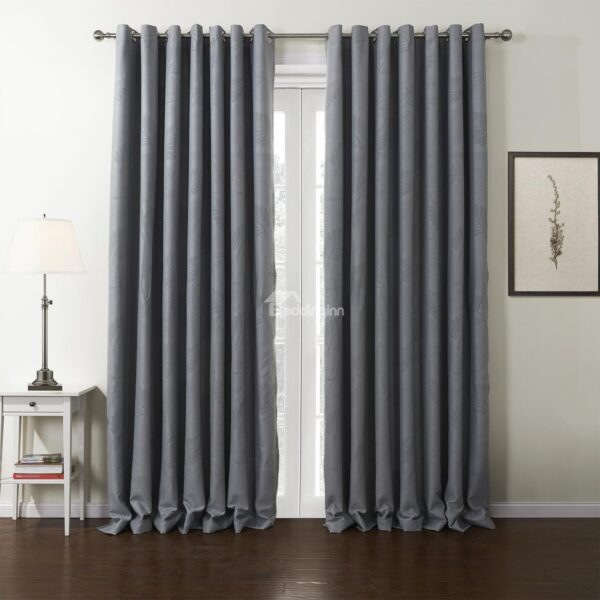 Wonderful High Density Shading Gray Custom Curtain