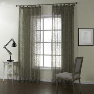Wonderful Pretty Polyester Brown Custom Sheer Curtain