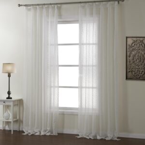 New Style Fantastic Hazy Beauty White Custom Sheer Curtain