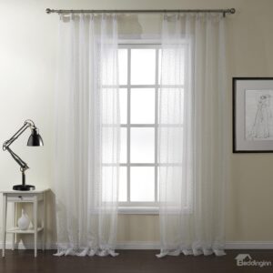 Best Quality Graceful White Custom Sheer Curtain