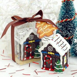 Unique Sweet House Design Christmas Gift Smokeless Candle