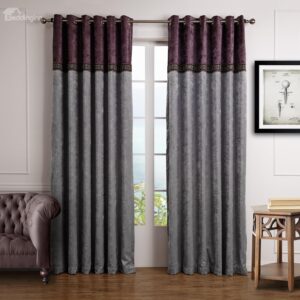 Fancy Joint Color Decorative Border Design Custom Curtain