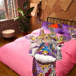 Unique Design Horse Totem 100% Cotton Duvet Cover Set