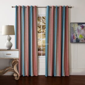 Double Sided Printing Pretty Polyester Custom Curtain