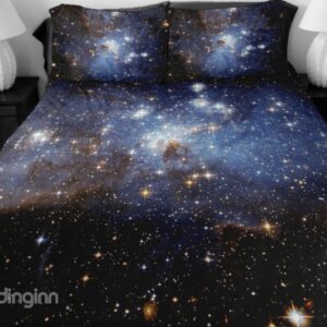 Incredible Shining Star in Darkness Print 4-Piece Duvet Cover Sets